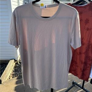 Grayish pink lululemon Crew Neck T-Shirt